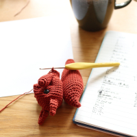 Eekhoorn Onesiegurumi